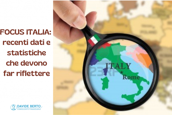 FOCUS ITALIA 1di2: recenti dati e statistiche che devono far riflettere.